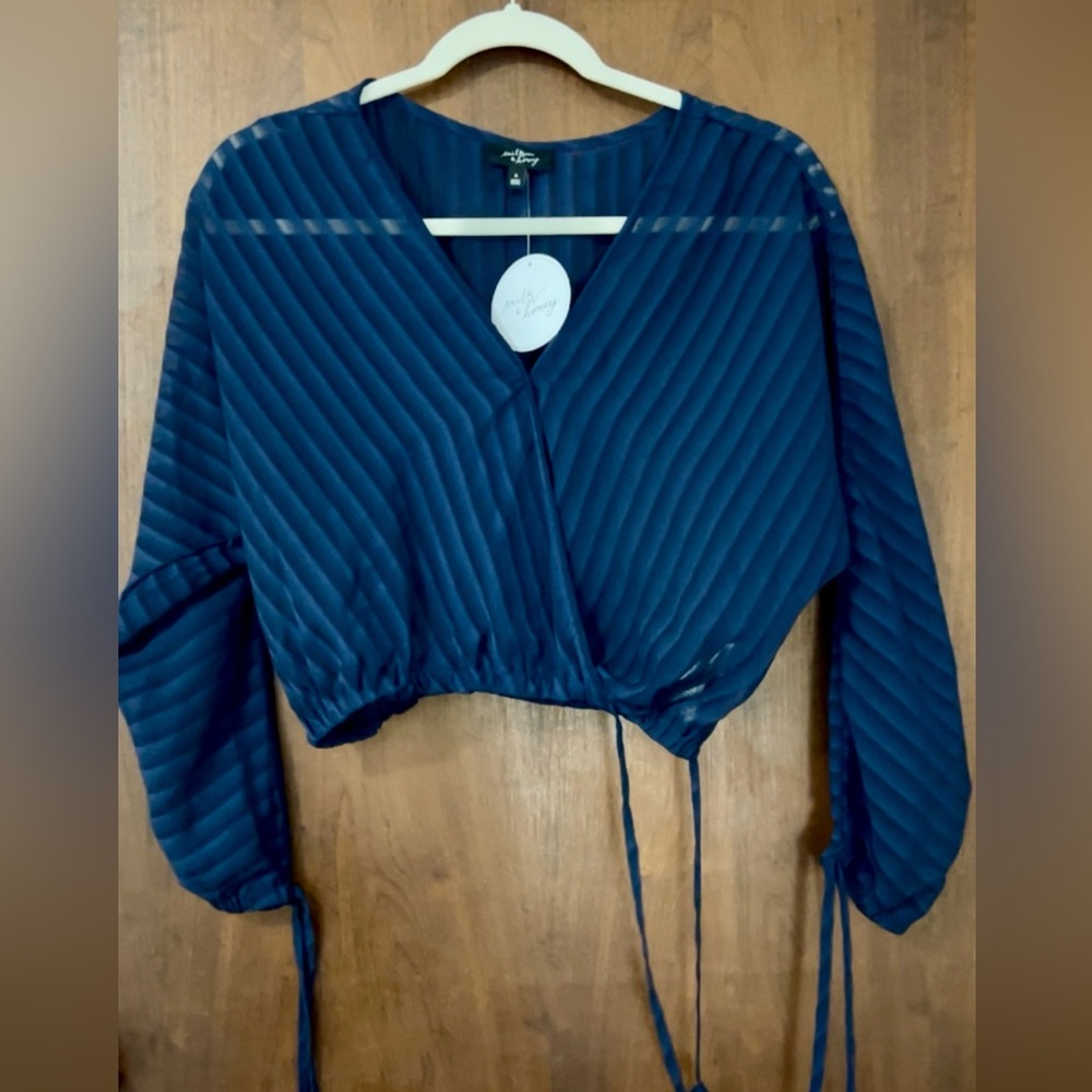 Milk & Honey Adjustable Crop Top NWT